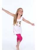 Tricou alb fete NDZ7845 - Magazin online - Boutique